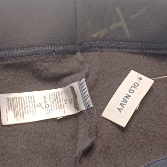 NEW Old Navy Panther Gray High Waisted Fleece Lined Fashion Layering Legging - Picture 10 of 13